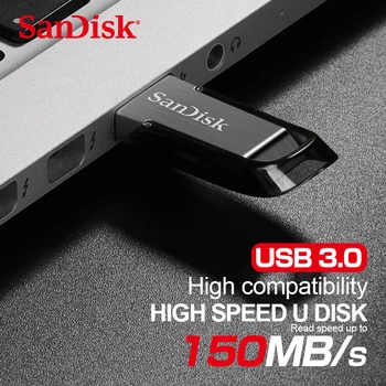 Original SanDisk Pen Drive USB 3.0 Max 130MB/s Pendrive CZ73 Unitate Flash USB de 128GB 64GB 32GB 16GB Suport Oficial de Verificare