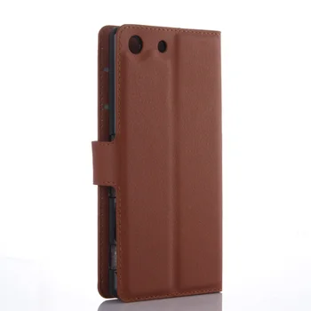 Portofel Capacul Cartelei de Cazuri de Telefon pentru Sony Xperia M5 E5603 E5606 E5653 Coajă de Protecție din Piele de Caz
