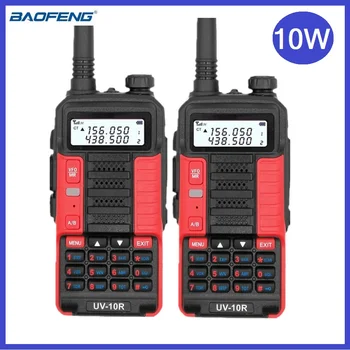 2 BUC Baofeng UV-10R 10W Walkie Talkie VHF/UHF Dual Band Radio de Emisie-recepție Actualizat UV-5R UV-9R Radio CB pentru Vânătoare 2020 Nou