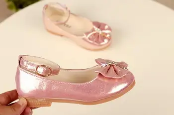 Noua Moda Pantofi Fete Stras Sclipici Pantofi Din Piele Pentru Fete De Primăvară Copii Printesa Pantofi Roz Argintiu Auriu