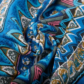 Lychee Viața 50x150cm Stil Etnic Imprimate Tesatura Tesatura de Bumbac pentru Patchwork Quilt Perne DIY Cusut Materiale pentru fete de Masa