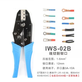 IWISS IWS-02B IWS-20100 IWS-1030 Wire Clamp Clește de Sârmă de Sertizare Terminale Instrument IWS-0560