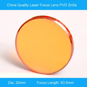 China Lentile cu Laser /Focalizare dia 20mm Lungime 63,5 mm pentru Co2 Tăiere cu Laser Masina de Gravat Tăietor Piese