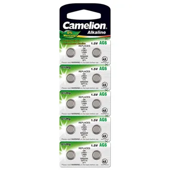 Camelion butonul stack, ceas stiva LR69 / CA6 / G6 / LR921 0% HG Blister 10uds.