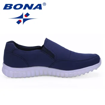BONA Nou Stil Tipic Barbati Pantofi de Panza Cu Elastic pentru Bărbați Încălțăminte EVA Talpa Pantofi Confortabili Lumina Rapid, Transport Gratuit