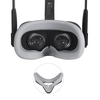 VR Față Masca de Silicon Pad pentru Oculus Quest Fata Perna Acoperi de Sudoare Dovada Dovadă de Lumină Acopere Fata