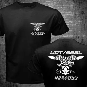 Noua Republica Coreea de Sud Rok Marină / Sigiliu Forțele Speciale Militare 2019 Noi Sosesc Barbati Casual Om Teuri Amuzant Tricouri