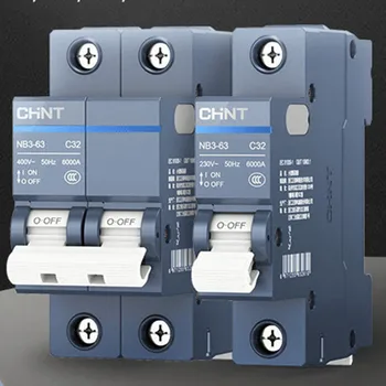 CHINT MINI MCB Comutator de Aer NB3-63 2P 10A 16A 20A 25A 32A 40A 50A 63A Protecție Circuit Breaker