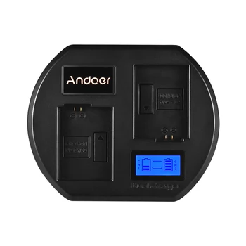 Andoer high-speed Dual-channel Incarcator Acumulator aparat Foto Încărcătoare de Baterii pentru Sony NP-FZ100 Baterie Ecran LCD Digital de Intrare USB