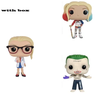 POP NOI DC Comics Suicide Squad & Harley Quinn Joker Dr. Harleen cu cutie de Jucării Figura modelul de Colectare de jucării pentru copii