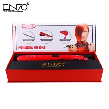 ENZO Profesional Ceramic Tourmaline Ionic Fier Plat LCD de Indreptat Parul Îndreaptă & Bucle Reglabile cu Temp