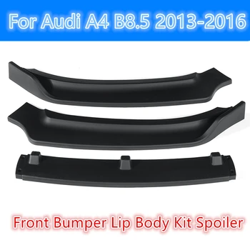 3Pcs Noul A4 B8.5 Masina Splitter Bara Fata Buza Spoiler Difuzor Protector Body Kit Dedicat Pentru Audi A4 B8.5 2013 2016