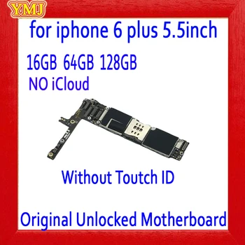 Complet deblocat 16GB/64GB/128GB pentru iphone 6 plus Placa de baza cu Sistem IOS,pentru iphone 6Plus placi de Logica cu/fara Touch ID