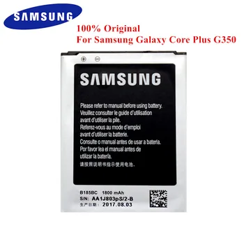 Original, Baterie B185BC pentru Samsung Galaxy Core Plus G350, SM-G530 B185BE B185BU 1800mAh Capacitatea Reală Batteria Akku