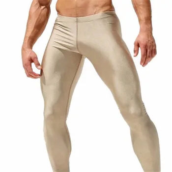 Bărbați Mare Întindere Pantaloni Stramti,cu Talie Joasa Sexy Bărbați Legging,Bărbați Pantaloni Skinny