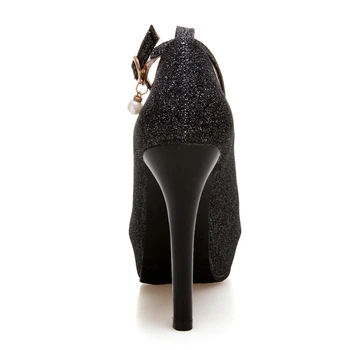 SARAIRIS Brand 2019 sexy de Mari Dimensiuni 45 Tocuri inalte Petrecere femei Pantofi pentru Femeie Platforma glezna-curea de data birou doamnă Pompe de pantofi