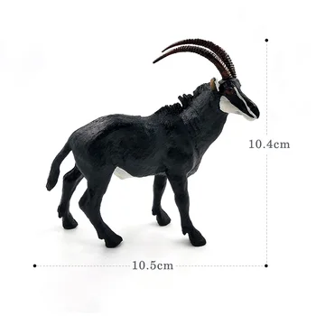Simulare Furnicar Antilope Alpaca Animal Model de figurina zana decoratiuni de gradina, accesorii Cadou Pentru Copii jucărie de învățământ