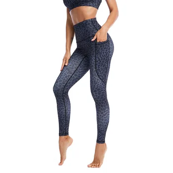 Antibom De Înaltă Calitate, Sexy Fitness Yoga Pantaloni Femei Legging Sala De Fitness Rulează Strâns Sport Pantaloni Leopard De Imprimare Sport