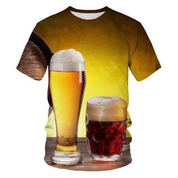 Factory Outlet Fashion Summer Men ' s T-shirt Bea Bere Imprimare tricou Casual de Îmbrăcăminte pentru Bărbați t-shirt pentru bărbați
