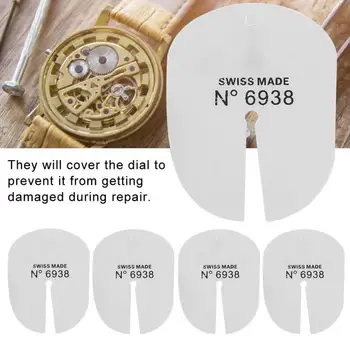 5pcs Cadran de Ceas Protector pentru Eliminarea Repararea Ceas Mâinile Ceasornicar Instrument l pentru a viziona piese de reparații instrument de kit
