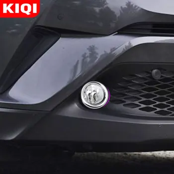 KIQI 2 buc/Set ABS Cromat Masina Lampă de Ceață Față, Lumini de Decor Acoperire Pentru Toyota C-HR CHR C HR 2016 - 2020 Accesorii