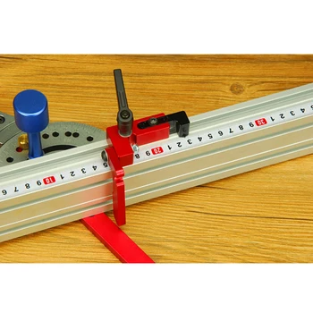 Modelul 75 de prelucrare a Lemnului Standard Mitra Urmări Dop de prelucrare a Lemnului de Poziționare Limitator de prelucrare a Lemnului Instrument DIY Aluminiu