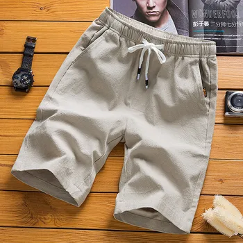 De Vară 2020 pentru bărbați shorts pentru Bărbați Liber Casual Pantaloni Trunchiate pantaloni Scurți de Sport Tricot Vrac Direct Casual Pantaloni din Bumbac Pantaloni scurti Noi 5XL