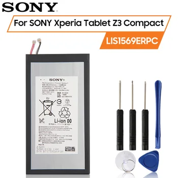 Original SONY LIS1569ERPC Bateriei Pentru SONY Xperia Z3 Tablet Compact 4500mAh Autentic Tableta de Înlocuire a Bateriei