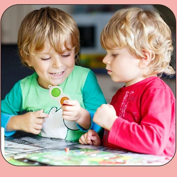 Mai Nou Se Frământa Simplă Gropiță Jucărie De Grăsime Creierul Jucării De Relief De Stres Parte Frământa Jucării Pentru Copii, Adulți Devreme De Învățământ Autism Jucarii