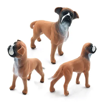 Simulare câine animale model de figurina set jucarii statuie de gradina in miniatura decor acasă decorare accesorii Cadou Pentru Copii Copii