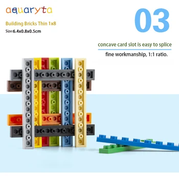 Aquaryta Microblock 3460 1x8 75pcs/lot Diamant blocuri compatibil cu logo-ul arhitectură Vrac Cărămizi Cadou pentru Copii