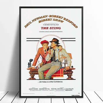 Sting (1973) Vintage Clasic Poster de Film Home Decor Decor de Perete de Arta de Perete Panza pictura Cnavas de imprimare