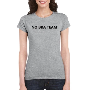 BLWHSA Fără Sutien Echipa tricouri Femei Imprimare de Moda cu Maneci Scurte din Bumbac Slogan Amuzant tricou de Vara Cadou Fată Sexy Topuri Tricouri