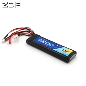 ZDF Putere Acumulator Lipo 7.4 V 2200mAh 8C Li-Po Baterie Pentru Futaba T8FG 12FG Transmițător Li-poly Baterii