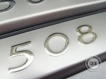 Pentru Peugeot 508 2011 2012 2013 Înaltă calitate din oțel inoxidabil, Placă de Uzură/Portierei