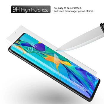 De înaltă calitate, Ecran Protector cu amprente deblocare pentru Huawei P30 Pro UV film de Sticlă plin capac sticla