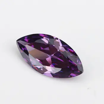 50PCS 1.5x3~10x20mm Marquise Forma Vrac CZ Piatra Violet AAAAA Cubic zirconia piatră Sintetică Pentru Bijuterii DIY Piatra