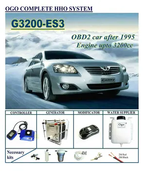 OGO Complete HHO sistem G3200-ES3 Inteligent PWM CIP PANA 3200CC