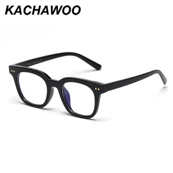 Kachawoo optice, ochelari de calculator pătrat pentru barbati black mici tr90 rame de ochelari retro femei anti blue light articole pentru cadouri
