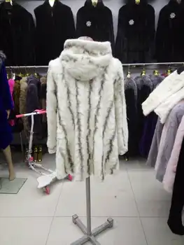 2019 noi femeile naturale piese reale nurca haină de blană lungă perioadă de îmbrăcăminte paltoane