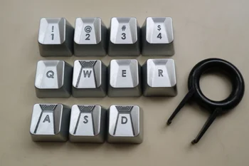 11 chei/pachet suplimentar de taste pentru Logitech Romer-G comuta tastatură mecanică G910\810\413\gpro\512 concav-convex capac cu iluminare din spate