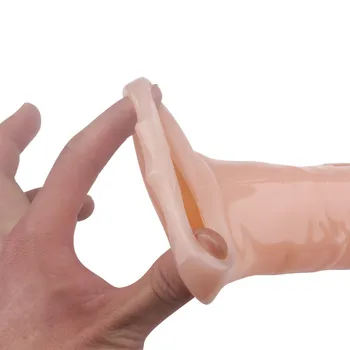 28 CM, Reutilizabile Penis Sleeve Extender Penis Realist Prezervativ Silicon Prelungirea Jucărie Sexuală Pentru Bărbați Penis Enlarger Prezervativ Teaca Întârziere