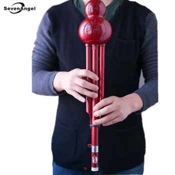 Îmbunătățit Bass D-Cheie Hulusi Flaut Imita lemnul cereale ABS Material de Populare Instrumente Muzicale Profesionale Chineză Flauta