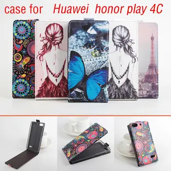 Portofel flip din Piele de Caz pentru Huawei honor play 4C 5C 5 Y5 II Onoare 5A LYO-L21 Y6 Pro Y3 II P9 10 P8 lite 2017 Nova sac