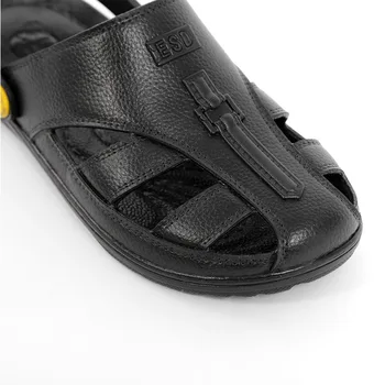 Anti-static Securitatea muncii SPU Pantofi de Piele Sandale Papuci de casă Non-alunecare Respirabil Electronice Atelier Bărbați Femei