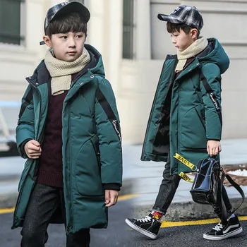 2020 Nouă Băieți Căptușeală De Bumbac Hanorac Haine Copii Toamna Iarna Cald Jacheta De Moda Frumos Băiat Cu Glugă Uza Copii Parka