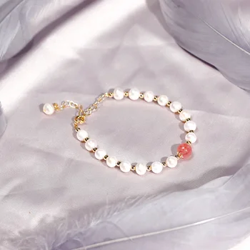 BaliJelry la Modă Brățară de Argint Bijuterii Naturale de apă Dulce Pearl Cristal Piatră prețioasă Brățări Accesorii pentru Femei, Cadou de Nunta