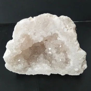 150-200g Alb natural agate geode cluster de cristal corn al Abundenței feng shui piatra Decorativa pietre pretioase