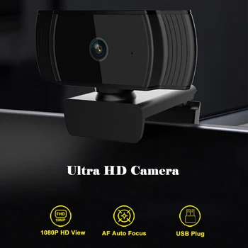 1080P HD Pro Webcam Autofocus Camera Full HD ,cu ecran Lat de apeluri Video și de Înregistrare Camera Mini Desktop PC Laptop webcam