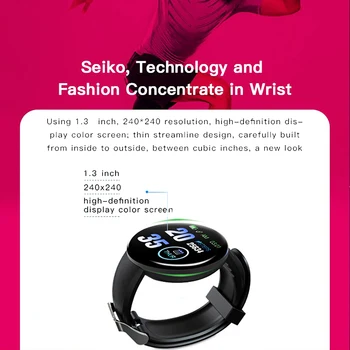 Ceas Smart Watch Bărbați Femei Tensiunii Arteriale Smartwatch Rotund Sport Impermeabil Ceas Inteligent Fitness Tracker Ore Pentru Android Ios